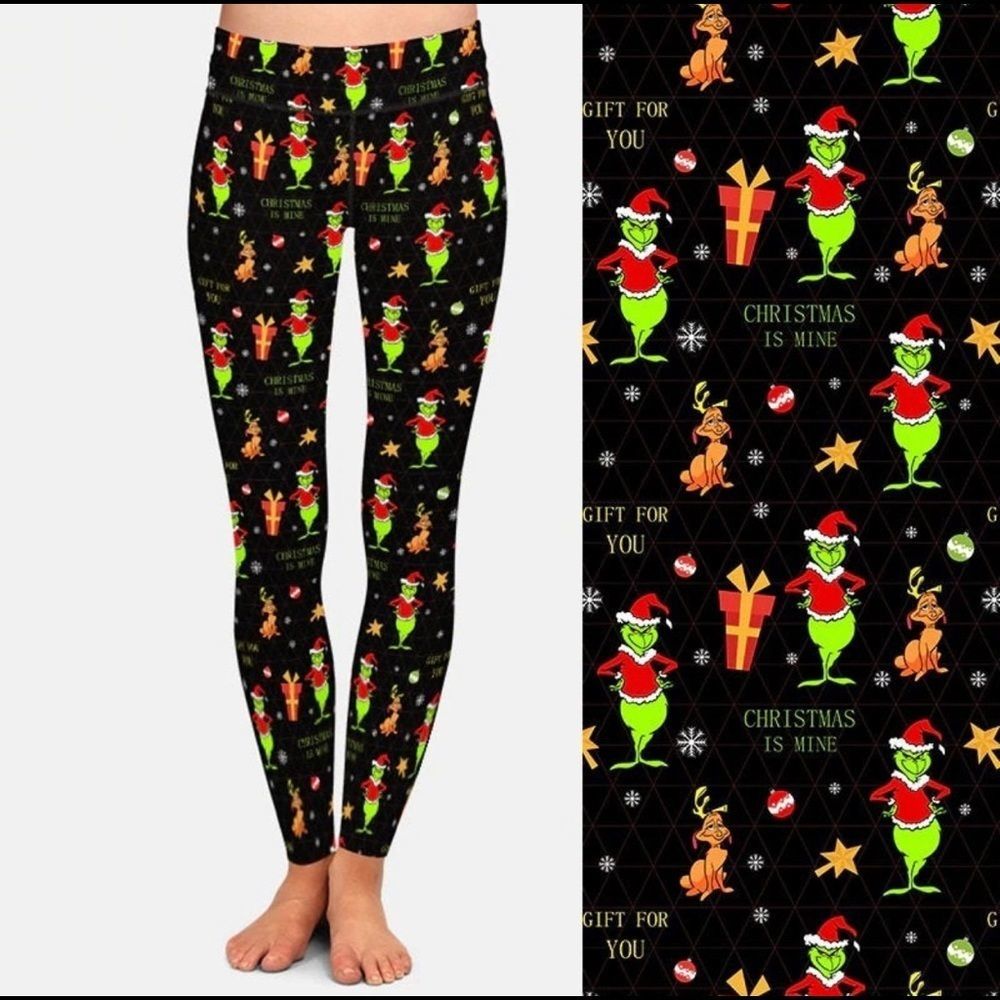 Lowest price sale! Grinch Christmas Max Leggings